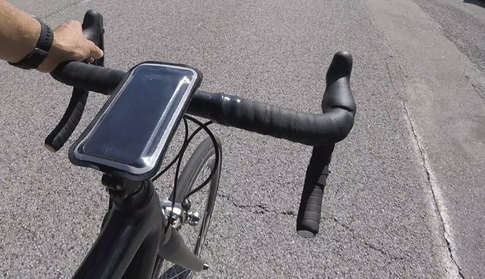 Shapeheart - Support téléphone pour guidon de vélo avec pochette magnétique  détachable