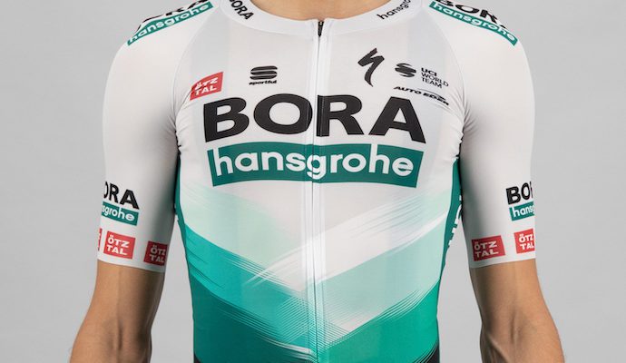 Le nouveau maillot de l'équipe Bora - Hansgrohe