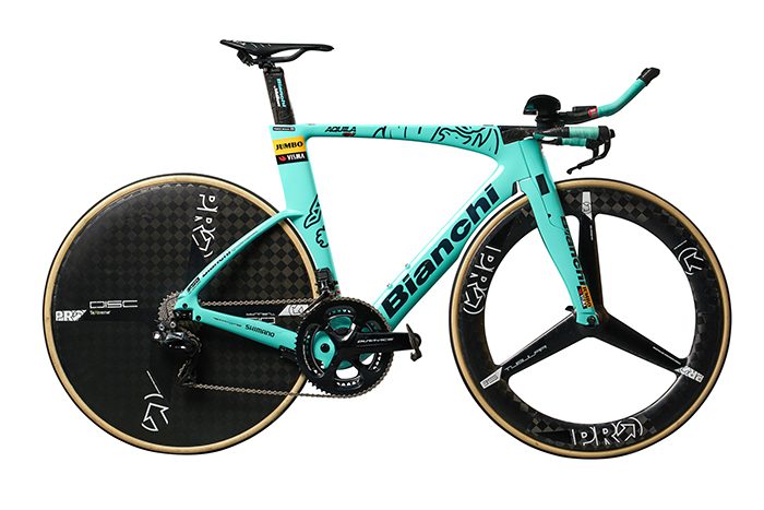Die Bianchi-Bikes des Jumbo-Visma-Teams für 2020