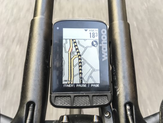 Test of the new Wahoo Roam GPS meter