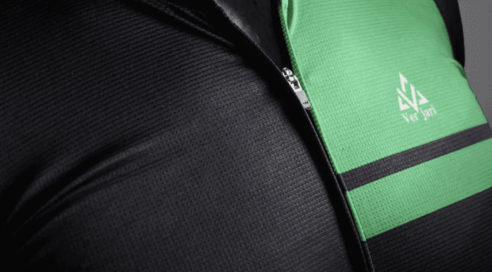 Un nouveau maillot cycliste écologique pour Verjari