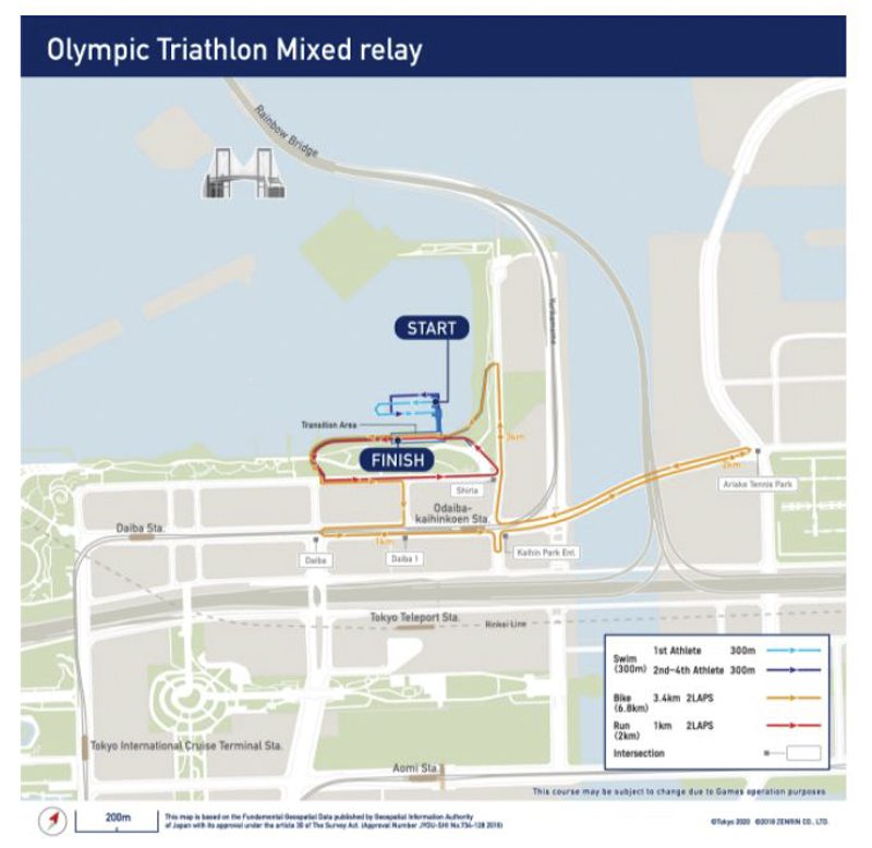 JO TOKYO 2020 - Triatlon: kaarten, cursussen, schema's, uitzendingen, de Fransen en alle betrokkenen