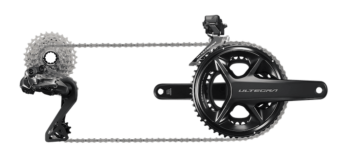 Nouveaux groupes Shimano Dura-Ace et Ultegra Di2 : transmission électronique 12 vitesses sans fil, pour freins à disque ou à patins