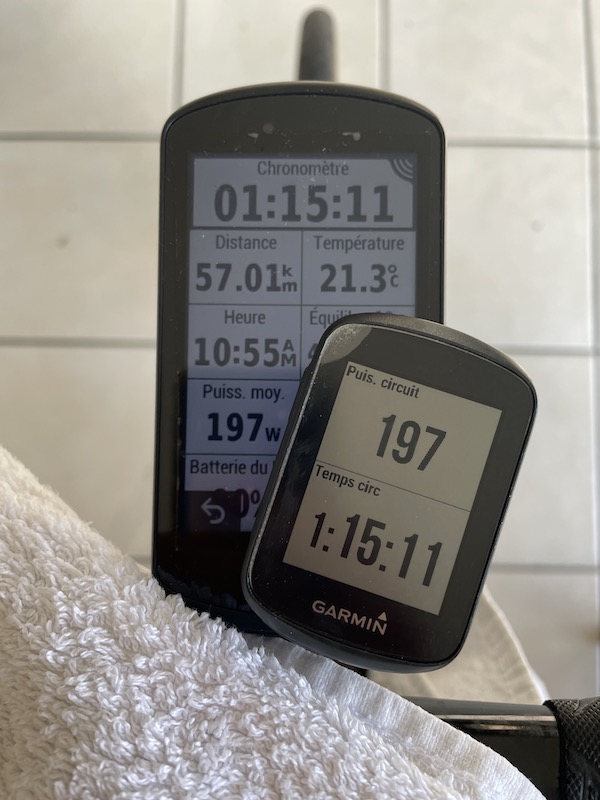 Eerste test van de SRM PM9 vermogensmeter