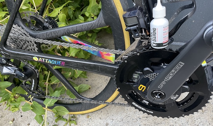 Eerste test van de SRM PM9 vermogensmeter