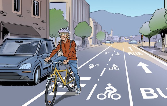 Timbre : 2023 FÉDÉRATION FRANÇAISE DE CYCLOTOURISME 1923-2023