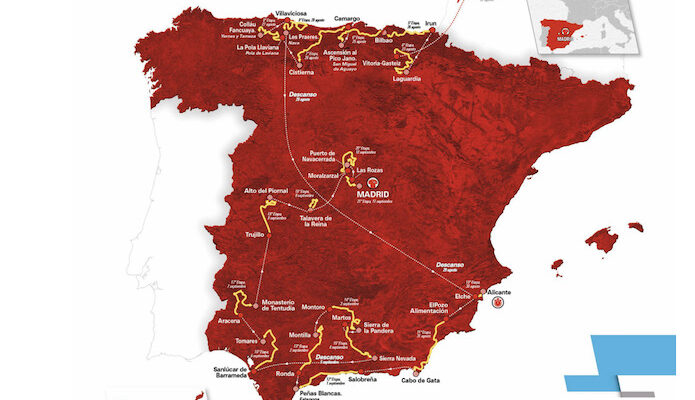 tour d'espagne sur la rtbf