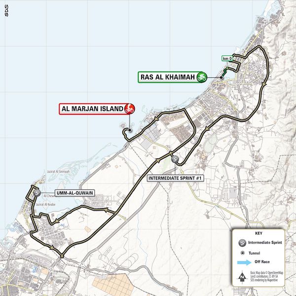 PROS UAE Tour le parcours, les engagés et les horaires de diffusion