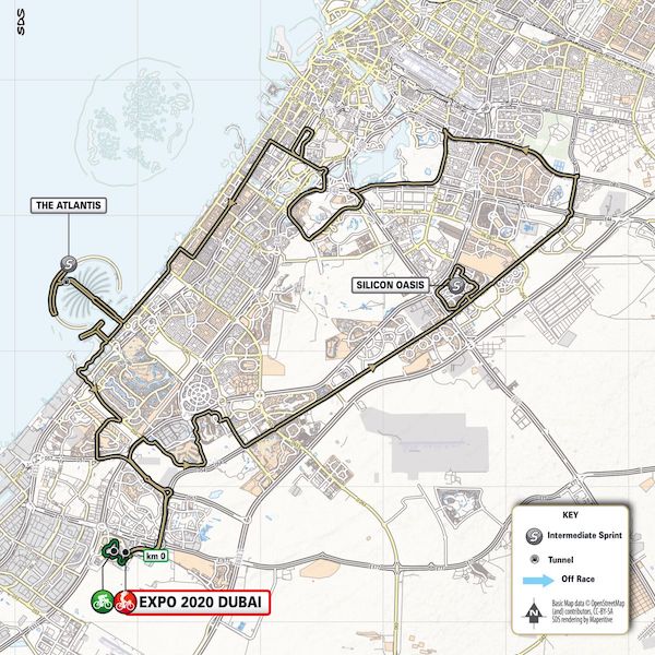 PROS UAE Tour le parcours, les engagés et les horaires de diffusion