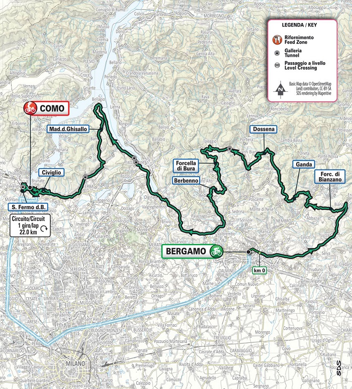 tour de lombardie a la tele