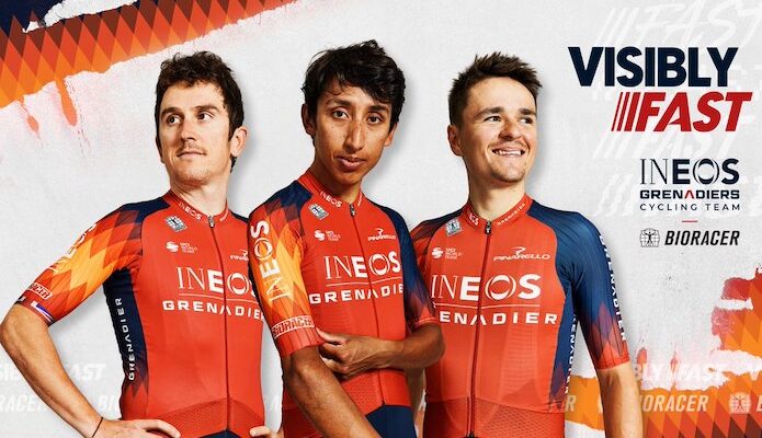 Le nouveau maillot de l'équipe INEOS Grenadiers pour 2023