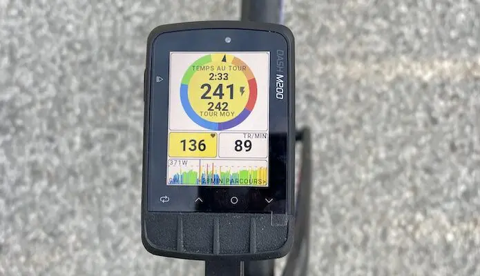 Test du compteur GPS Stages Cycling Dash