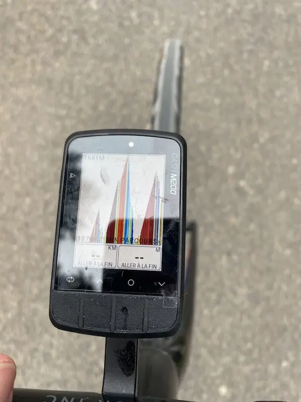 Test du compteur GPS Stages Cycling Dash