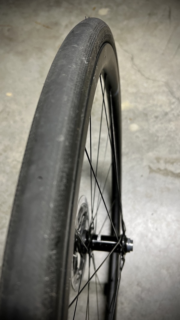 Test Ruote Shimano 105 carbonio C32 (WH-RS710)