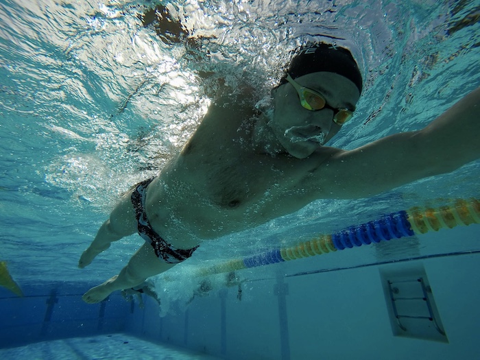 In het wiel van... Michael Herter, Franse paratriatleet