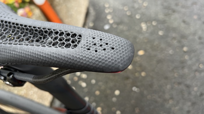 Test van het Specialized S-Works Romin Evo zadel met spiegel