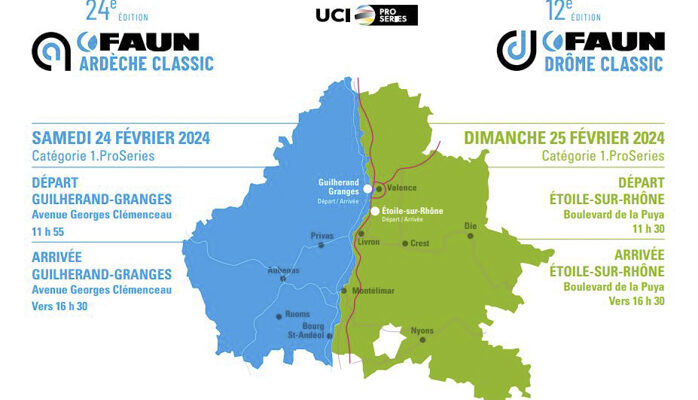 PROS – Faun Drôme Classic 2024 : le parcours, le profil, les engagés et les horaires de diffusion TV