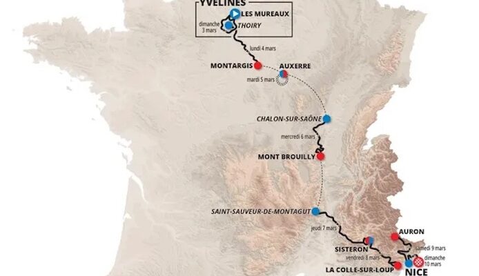 PROS - Paris-Nice 2024 : le parcours, le profil des étapes et les équipes engagées