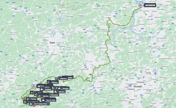 tour des flandres cyclo 2022 parcours