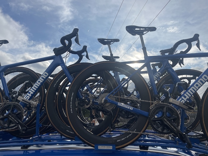 A day in the Shimano neutral support car at the women's Tour de France