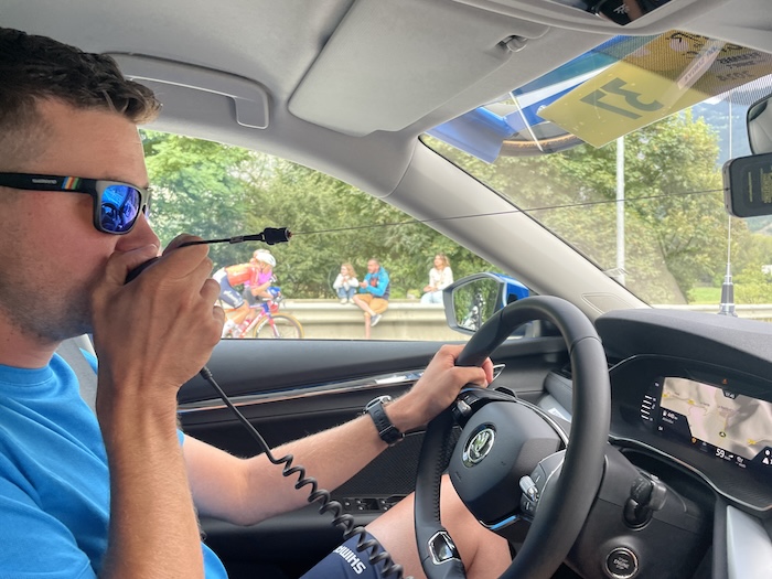 A day in the Shimano neutral support car at the women's Tour de France