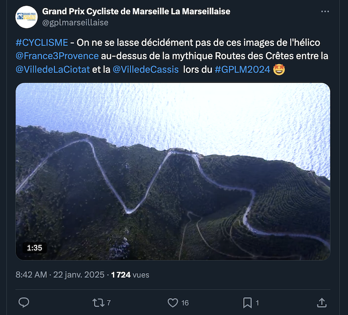 Grand Prix Cycliste la Marseillaise 2025 le parcours et les engagés 3bikes.fr votre magazine