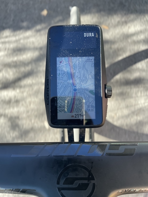 Test lange levensduur van de Coros Dura fietscomputer/GPS