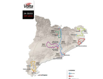 Volta à Catalunha 2025: o percurso, os mapas e perfis das etapas e os inscritos para esta 104ª edição