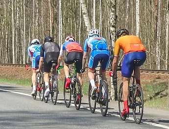 groupe de cyclistes