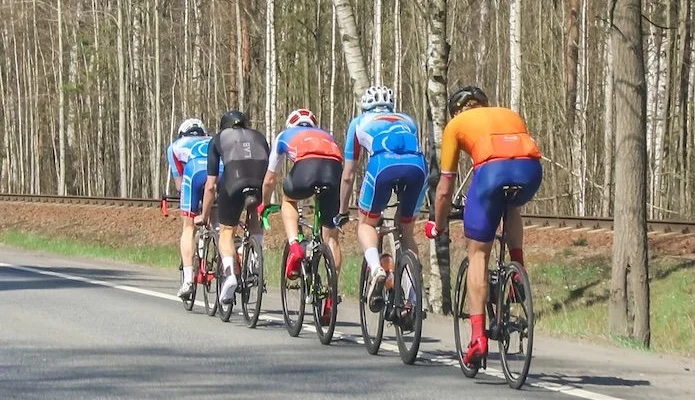 groupe de cyclistes
