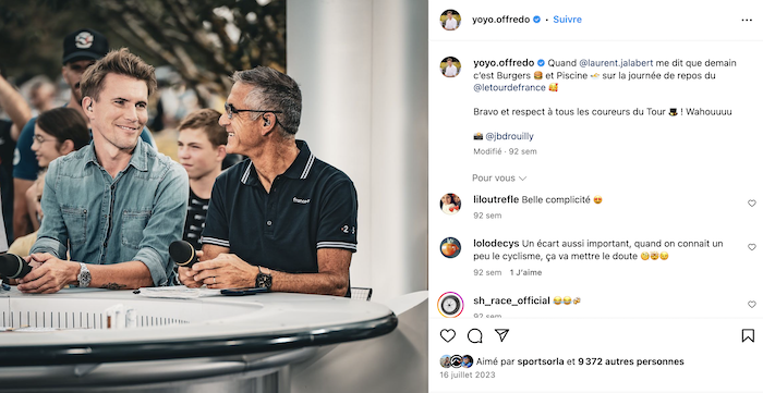 Yoann Offredo und die Stimmen des Radsports im Fernsehen