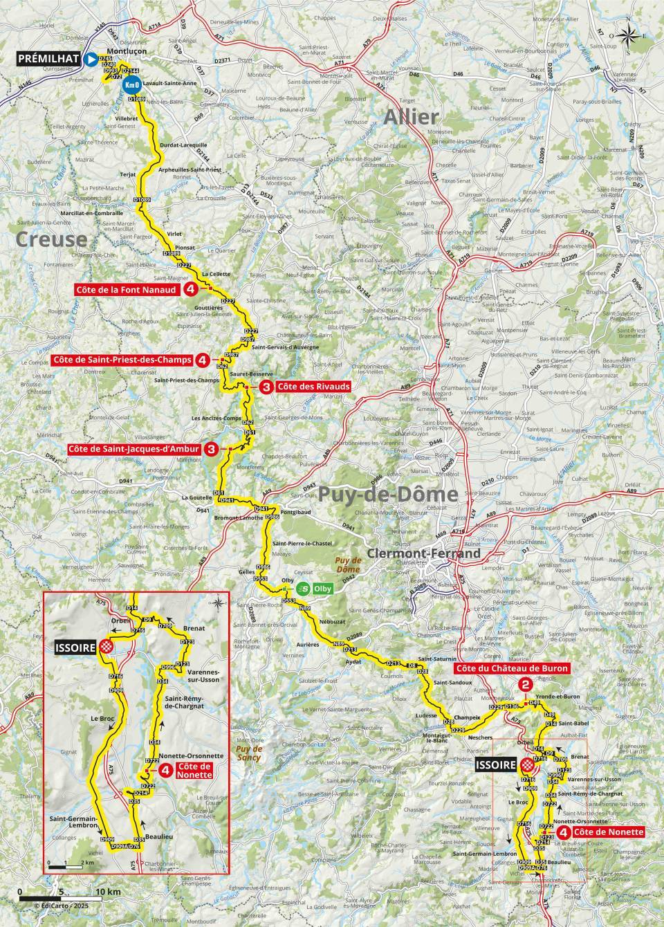 Critérium du Dauphiné 2025 : le parcours, les cartes et profils des étapes, les équipes et les horaires de diffusion TV de la 77e édition