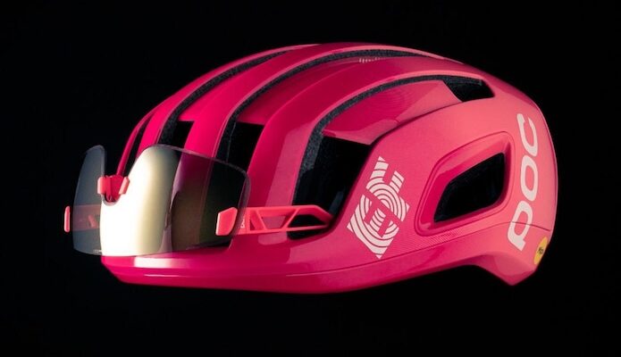 Édition limitée casque/lunettes POC EF Pro Cycling pour 2025