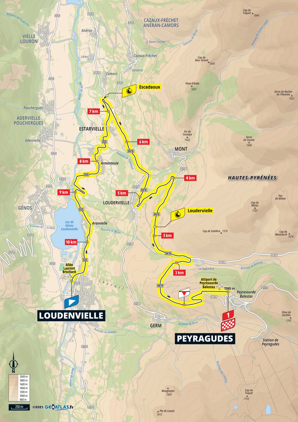 Tour de France 2025 : le parcours, les cartes et profils des étapes, les cols et les horaires de diffusion TV de la 112e édition
