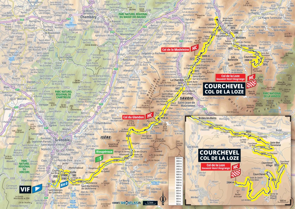 Tour de France 2025 : le parcours, les cartes et profils des étapes, les cols et les horaires de diffusion TV de la 112e édition