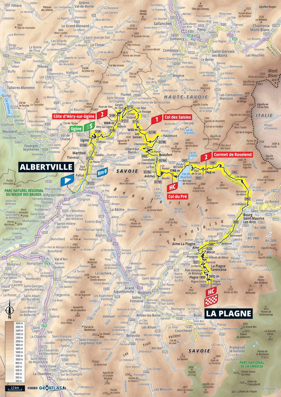 Tour de France 2025 : le parcours, les cartes et profils des étapes, les cols et les horaires de diffusion TV de la 112e édition