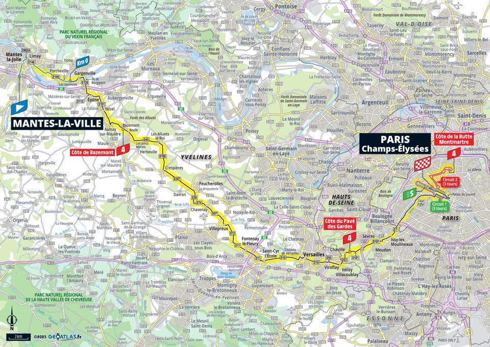 Tour de France 2025 : le parcours, les cartes et profils des étapes, les cols et les horaires de diffusion TV de la 112e édition