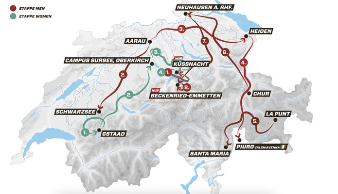 Tour de Suisse 2025 : le parcours, les profils des étapes, les équipes et les horaires de diffusion TV de la 88e édition