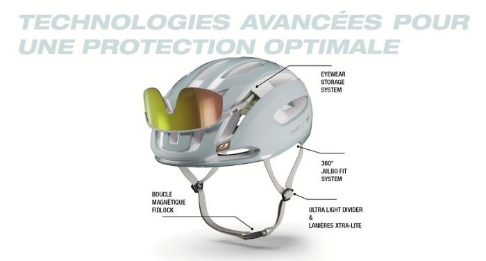 Julbo and its Finisher helmet, an ally for Gravel and long distances