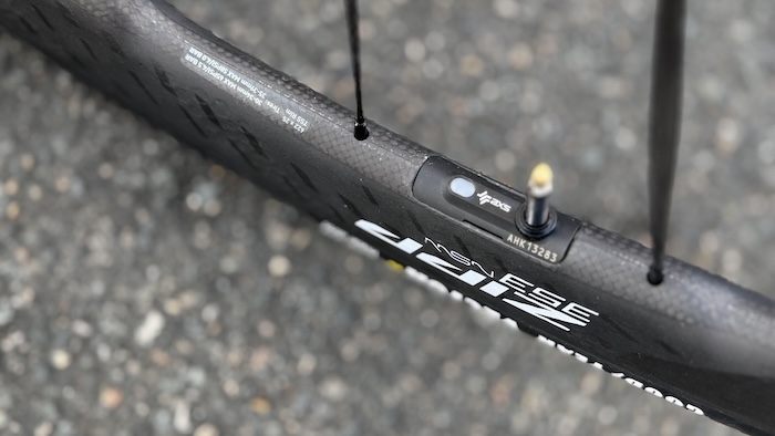 Test new Zipp 353 NSW with pressure sensor