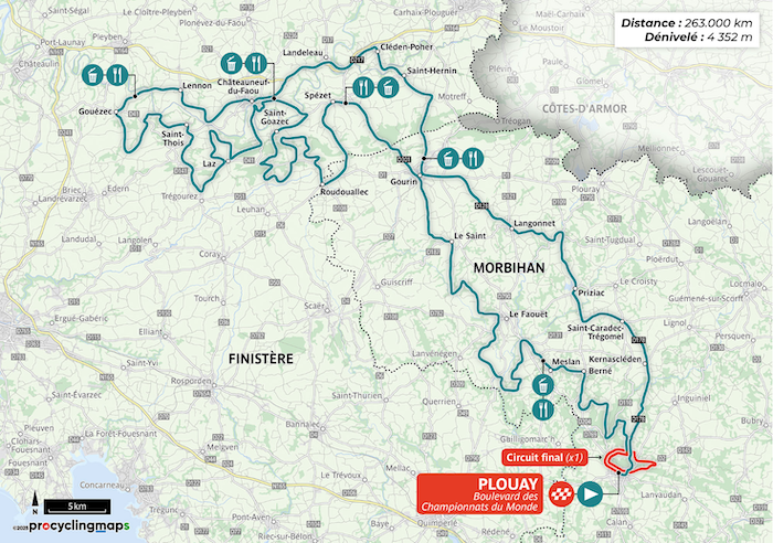 Bretagne Classic 2025 : parcours, horaires, engagés