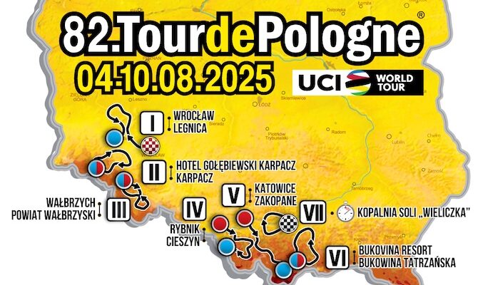 Polenrundfahrt 2025: Route, Etappen, Zeitplan, Anmeldungen