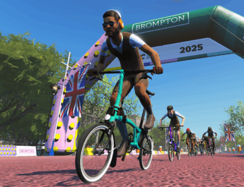 “Tweed Is Speed” : Brompton débarque sur Zwift