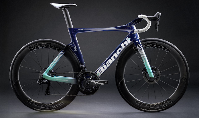 Bianchi, nouveau partenaire de l’équipe Bahrain Victorious en 2026