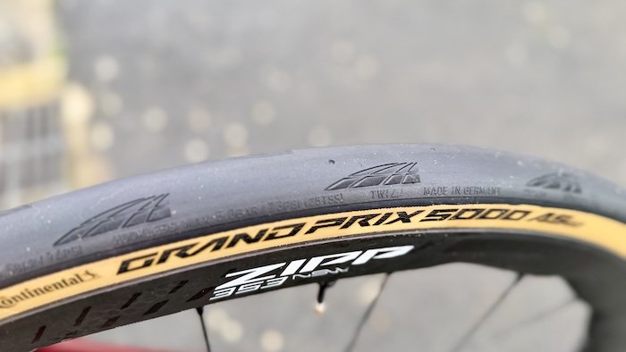 Continental GP 5000 AS TR 700x28 vu de profil