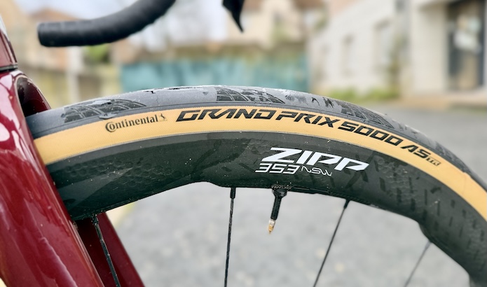 Test des pneus tubeless hiver Continental GP 5000 AS TR