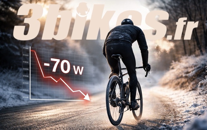 70 watts perdus à 0°C : ce que l’hiver fait à vos watts
