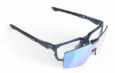 Lunettes Rudy Project No Code Slim avec monture optique et clip solaire teinté amovible.