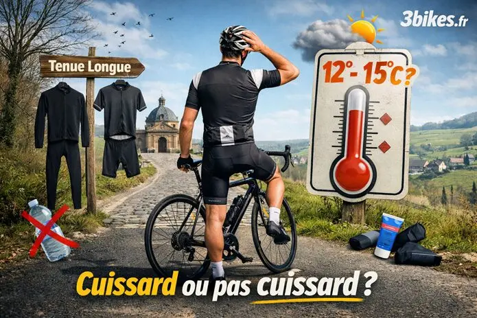 À partir de quelle température on sort le cuissard court ?