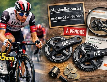 Manivelles courtes : la nouvelle illusion du cyclisme